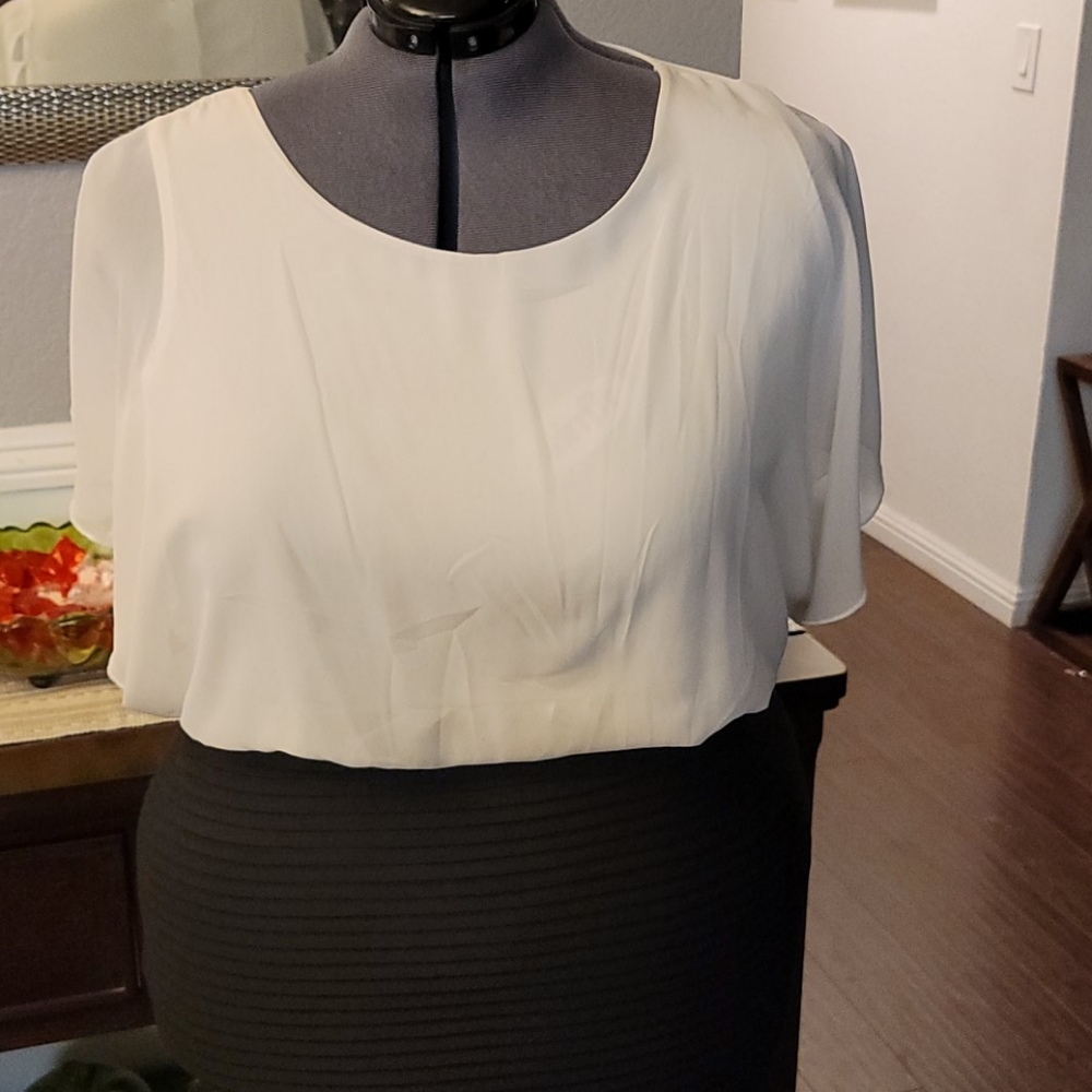 Black and white dress